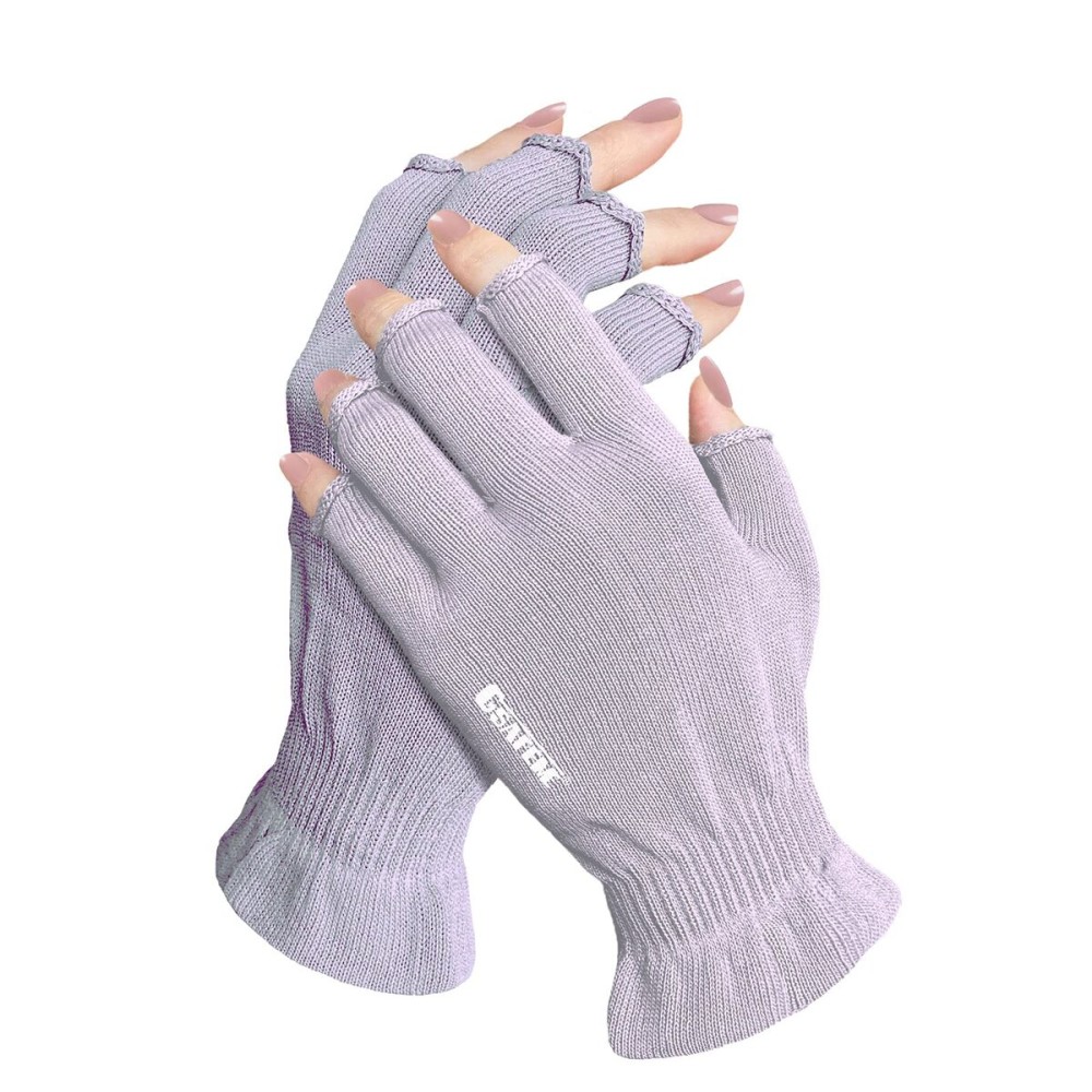 GSAFEME Cotton Gloves for Dry Hands - Fingerless Touchscreen Moisturizing Gloves for Sleeping - Cotton Eczema Gloves for Men and Women, Purple S/M 1 Pair GSAFEME Cotton Gloves for Dry Hands - Fingerless Touchscreen Moisturizing Gloves for Sleeping - Cotton Eczema Gloves for Men and Women, Purple S/M 1 Pair