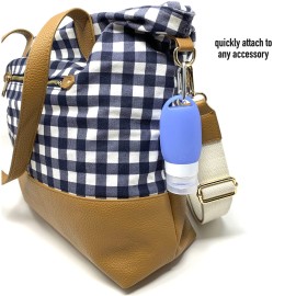 Cruise On Silicone Travel Bottle Set, TSA Approved, Leak-Proof Squeeze Bottles for Shampoo, Lotion & Liquids (2 oz & 1.4 oz), Refillable Containers with Carabiner Clips for Easy Carry Cruise On Silicone Travel Bottle Set, TSA Approved, Leak-Proof Squeeze Bottles for Shampoo, Lotion & Liquids (2 oz & 1.4 oz), Refillable Containers with Carabiner Clips for Easy Carry