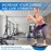 Half Balance Ball Trainer, Half Yoga Exercise Ball with Resistance Bands and Foot Pump, Balance Trainer for Stability Training, Strength Exercise Fitness, Home Gym Workout Equipment