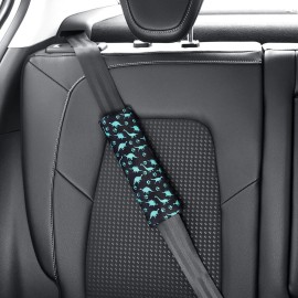 Accmor Car Seat Straps Shoulder Pads for Baby Kids,Soft Seat Belt Covers for Children, Car Seat Strap Covers for Girls Boys