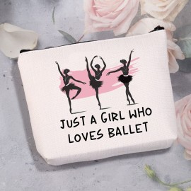 MEIKIUP Ballet Gift Ballet Dancer Makeup Bag Ballet Lover Gift Who Loves Ballet Travel Zipper Cosmetic Bag (Ballet bag) MEIKIUP Ballet Gift Ballet Dancer Makeup Bag Ballet Lover Gift Who Loves Ballet Travel Zipper Cosmetic Bag (Ballet bag)