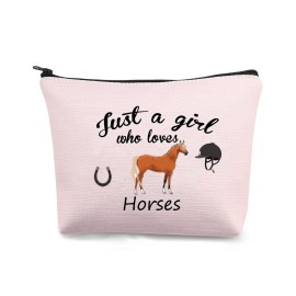 CMNIM Horses Gifts for Girls Horse Makeup Bag Just a Girl Who Loves Horses Lover Gifts Horses Cosmetic Bag Zipper Pouch Travel Bag (Just a Girl Who Loves Horses Pink) CMNIM Horses Gifts for Girls Horse Makeup Bag Just a Girl Who Loves Horses Lover Gifts Horses Cosmetic Bag Zipper Pouch Travel Bag (Just a Girl Who Loves Horses Pink)