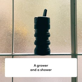 TUSHY Travel Bidet: Collapsible & Expandable for Discreet Portability | Refreshing Clean for Camping, Outdoors & Travel (Peri Bottle for Postpartum Care, Helps with Hemorrhoid Relief), Got2Go Onyx