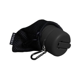 TUSHY Travel Bidet: Collapsible & Expandable for Discreet Portability | Refreshing Clean for Camping, Outdoors & Travel (Peri Bottle for Postpartum Care, Helps with Hemorrhoid Relief), Got2Go Onyx