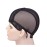 YTBYT 2 Pcs Black Double Lace Wig Caps with Adjustable Straps Swiss Lace Hairnet on the Back for Making Wig (Black M)