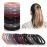 Chuangdi 12 Pieces Cotton Hair Ties Braided Elastic Hair Bands Ropes Braided Ponytail Holders Accessories for Women(Rich Colors)