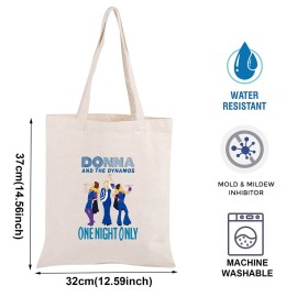 TOBGBE Donna and The Dynamos Makeup Bag - Music Inspired Power Gift for Drama Fans and Music Lovers