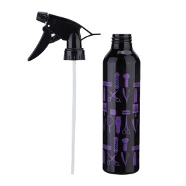 Spray Bottle For Hair, 300ml Hairdressing Spray Bottle Salon Barber Shop Hair Styling Water Spray Kettle for Cleaning Solutions, Misting Plants, Gardening (black)