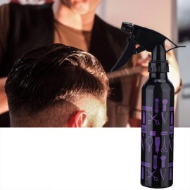 Spray Bottle For Hair, 300ml Hairdressing Spray Bottle Salon Barber Shop Hair Styling Water Spray Kettle for Cleaning Solutions, Misting Plants, Gardening (black)