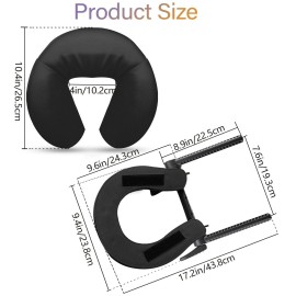 HOINCO Massage Table Massage Bed Headrest Replacement Adjustable Massage U-Shaped Pillow for Beauty Bed Universal with Elastic Memory Foam Face Pillow Set Accessories Massage Equipment