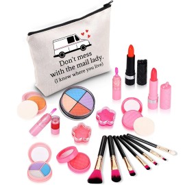 ZJXHPO Mail Carrier Thank You Gift Don\'t Mess With The Mail Lady Cosmetic Bag Postal Worker Zipper Pouch Gift (Mail Lady)