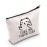 ZJXHPO Funny Cat Gift Fluff You Fluffin Fluff Makeup Bag Cat Mom Zipper Pouch Cat Lover Cosemtic Bag Cat Owner Gift (Fluff You Fluffin)