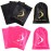 AliLeader 6 Pcs Wig Storage Bags with Drawstring - Travel Bag & Large Storage for Bundles, Wigs, Extensions & Tools - Mix Black and Pink