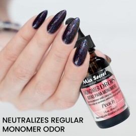 Mia Secret Monomer Drops - Peach Scent - 1oz - Odor Neutralizer - Liquid Acrylic