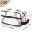 Sport Baseball Portable Travel Toiletry Bag, Softball Texture Ball Dopp Kit Cosmetic Organizer Makeup Bag Shower Shaving Bag for Men Women