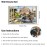 3D Watercolour Dinosaur World Fake Windows Wall Sticker,Peel and Stick Removable Decals for Kids Nursery Bedroom Playroom Living Room Decoration27.55x17.32