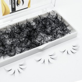 1000 Premade Lash Fans. 10D, 8D, 7D, 6D, 5D, 4D, 3D. Eyelash extensions, Handmade! (6D Curl D - 1000 Fans, 12mm)