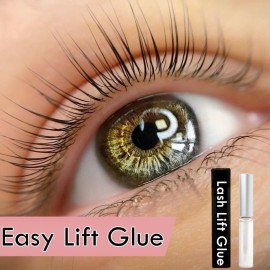 Clear Lash Lift Glue Strong Brow Lamination and Eyelash Perm Adhesive -5 Seconds to Set Them In Place, Satisfying Eyelash Lifting Without Hair Popping Off More 100 Applications
