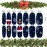 WOKOTO 16 Sheets Christmas Nail Stickers Gel Stickers for Nails Full Nail Wraps for Women Santa Claus Elk Snow Man Christmas Tree Christmas Nail Polish Stickers for Nail Art Polish Strips Nail Decals