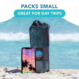 Youphoria Microfiber Quick Dry Beach Towel - Sand Free Beach Towel - Packable, Absorbent, Lightweight Travel Towel, Swimming, Pool, and Camping