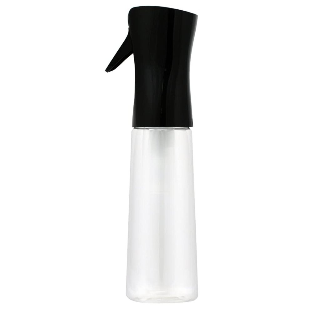 Mist Sprayer Black Top Clear Bottle 10oz