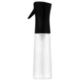 Mist Sprayer Black Top Clear Bottle 10oz