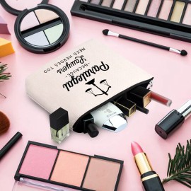 TOBGBE Paralegal Gifts Lawyer Gifts Appreciation Gift for Paralegal Lawyer Graduation Cosmetic Bag Future Lawyer Gift (paralegal hero)