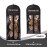 3PCS Extra Long Hair Extension Storage Bag Hairpieces Storage Holder with Wooden Hanger Dust-proof Portable Suit with Transparent Zip Up Closure- Light weight, Waterproof and Portable (Black)