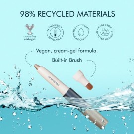 TRE\'STIQUE Shadow Crayon, Refillable Eyeshadow Crayon With Built-In Blending Brush, Sustainable Shadow Makeup, Clean Beauty Eyeshadow