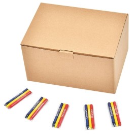 Madisi Crayons Bulk Pack, Regular Size, 3 Colors, 300 Packs, 900 Count