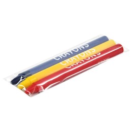 Madisi Crayons Bulk Pack, Regular Size, 3 Colors, 300 Packs, 900 Count