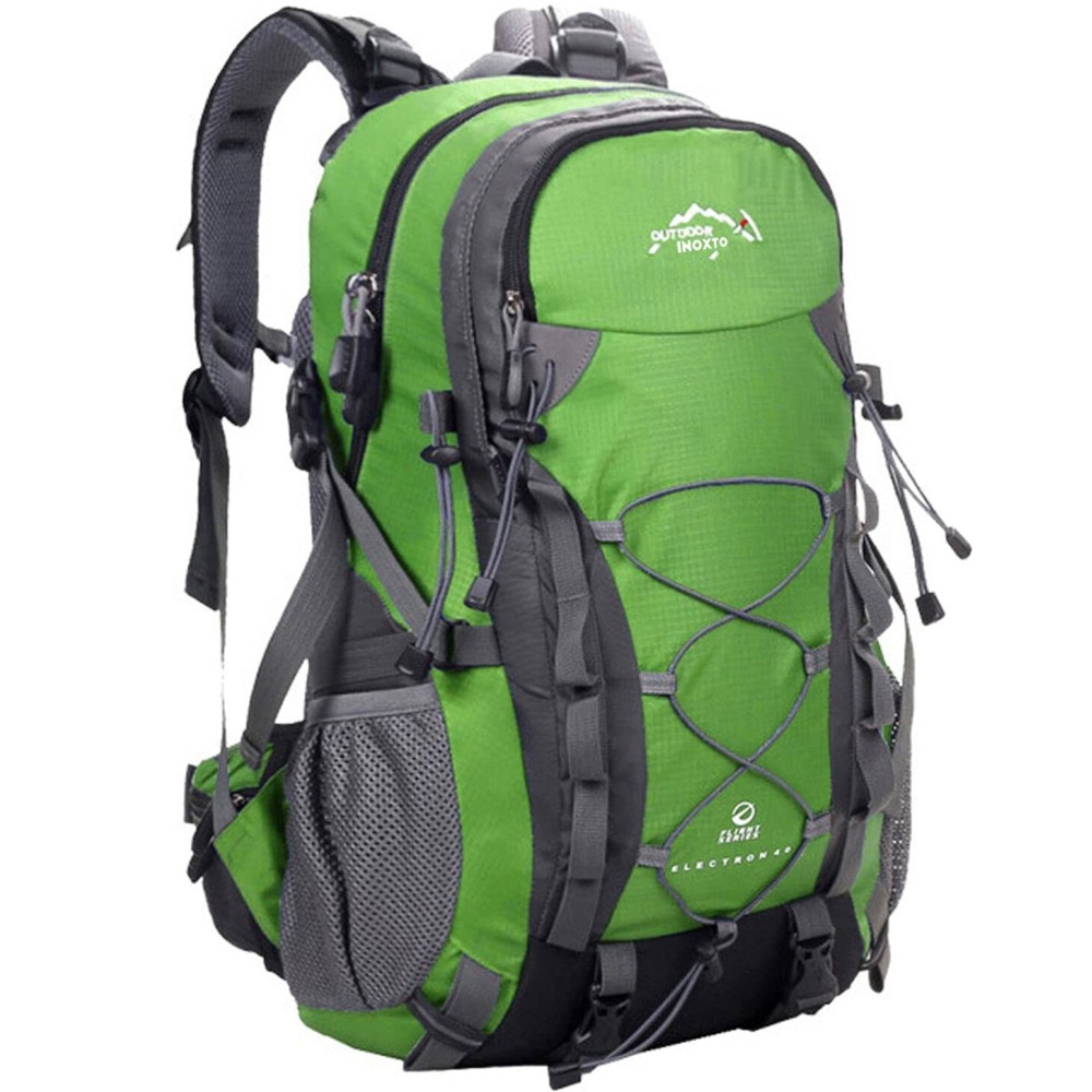 INOXTO lightweight Hiking Backpack 35L/40L Hiking Daypack with Waterproof Rain Cover Camping Backpack for Travel Camping Outdoor for Men and Women (35L Green)