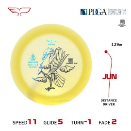 Yikun Disc Golf Driver Professional PDGA Approved Golf Understable/Stable Distance Driver,Phoenix Star Line,170-175g,Fairway Golf Disc Perfect for Outdoor Games and Competition