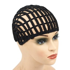 1 Pc Black Braided Wig Cap Crochet Wig Cap Cornrows Cap Adjustable Elastic Band and Hair Clips Weaving Wig Caps for Crochet Braids Wig Making 1 Pc Black Braided Wig Cap Crochet Wig Cap Cornrows Cap Adjustable Elastic Band and Hair Clips Weaving Wig Caps for Crochet Braids Wig Making