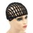 1 Pc Black Braided Wig Cap Crochet Wig Cap Cornrows Cap Adjustable Elastic Band and Hair Clips Weaving Wig Caps for Crochet Braids Wig Making