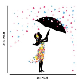 DEKOSH Baby Girl Nursery Decor | Peel & Stick Decorative Wall Decals for Teen Girl Bedroom