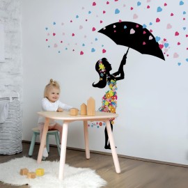 DEKOSH Baby Girl Nursery Decor | Peel & Stick Decorative Wall Decals for Teen Girl Bedroom