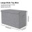 VERONLY Large Toy Box Chest Storage with Lid - Collapsible Kids Toys Boxes Organizer Bins Baskets with Handles for Boys,Girls,Nursery,Playroom,Clothes,Blanket,Bedroom( Gray)