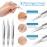 Blackhead Remover, Pimple Popper Tool kit, Blemish,Whitehead, Acne and Zit Removal, Pimple Extractor Tools with Metal Case