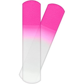 SIUSIO 2Pcs Pink Glass Foot File Pedicure Rasp Dead Skin Remover Calluses Corn Coarse Hard Skin Remover Professional Pedicure Tools Smooth Foots Care Tool for Soft Feet Premium Foot Scrubber