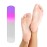 SIUSIO 2Pcs Crystal Glass Foot File Pedicure Rasp Calluses Corn Coarse Hard Skin Remover Professional Pedicure Tools Gradient Rainbow Color Smooth Foots Care Tool for Soft Feet Premium Foot Scrubber