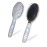 Bling Rhinestone Hair Brush Removing Tangles, Knots, Hair Massaging For Women,Girl Wet and Dry Hair (white)