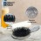 Bling Rhinestone Hair Brush Removing Tangles, Knots, Hair Massaging For Women,Girl Wet and Dry Hair (white)