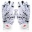 RSPGO Kids Football Gloves Youth Enhanced Grip Silicone Wide Receiver Gloves,Friesian Cattle XS/S