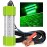 BLUERICE 12V 70W Underwater Light IP68 108-LED 3500 Lumen Night Fishing Finder Lamp, Ice Fishing Light, Lure Bait Lamp with 5M / 16.5 FT Cord (70W/108LED/GREEN)