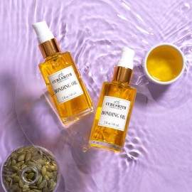 CURLSMITH - Bonding Oil, Lightweight Finishing Oil, For All Hair Types Including Dry & Damaged (60ml/2 fl oz)