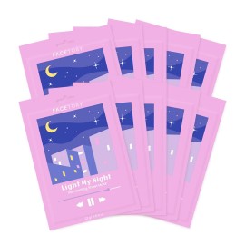 FACETORY K Beauty Face Mask Skin Care - ILLUMINATING Sheet Mask for ACNE-PRONE Skin with Yuja Extract | Brightens & Evens Complexion and Post-Acne Marks (10 Pack)