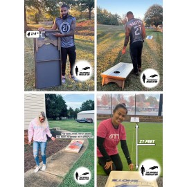 Cornhole Measuring Device | The Regulator | Accessories for Corn Hole Boards | Regulation 27-Foot Distance