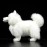 ZHONGXIN MADE Simulation Samoyed Plush Toy - Realistic 12 Standing White Samoyed Pet Dog Stuffed Animal Cute Dog Puppy Model Toy, Unique Plush Gift Collection for Kids Birthday, Home Decor
