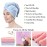 COGANA Ultra Soft 3Pack Microfiber Hair Towel for Women Quick Dry Towel Twist Super Absorbent Microfiber Hair Drying Towel Wraps for Curly Hair Anti Frizz Hair Turbans(Blue,Pink,Purple 10Wx28L)